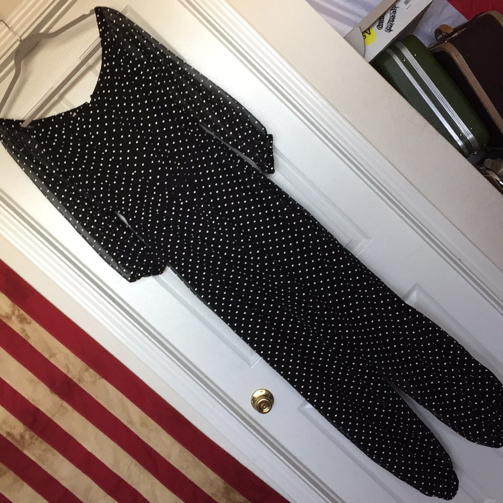 Neiman Marcus Polkadot Jumpsuit | Vintage 1980s